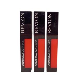 (3 PACK) Revlon ColorStay Satin Ink Liquid Lipstick - 015 FIRE & ICE